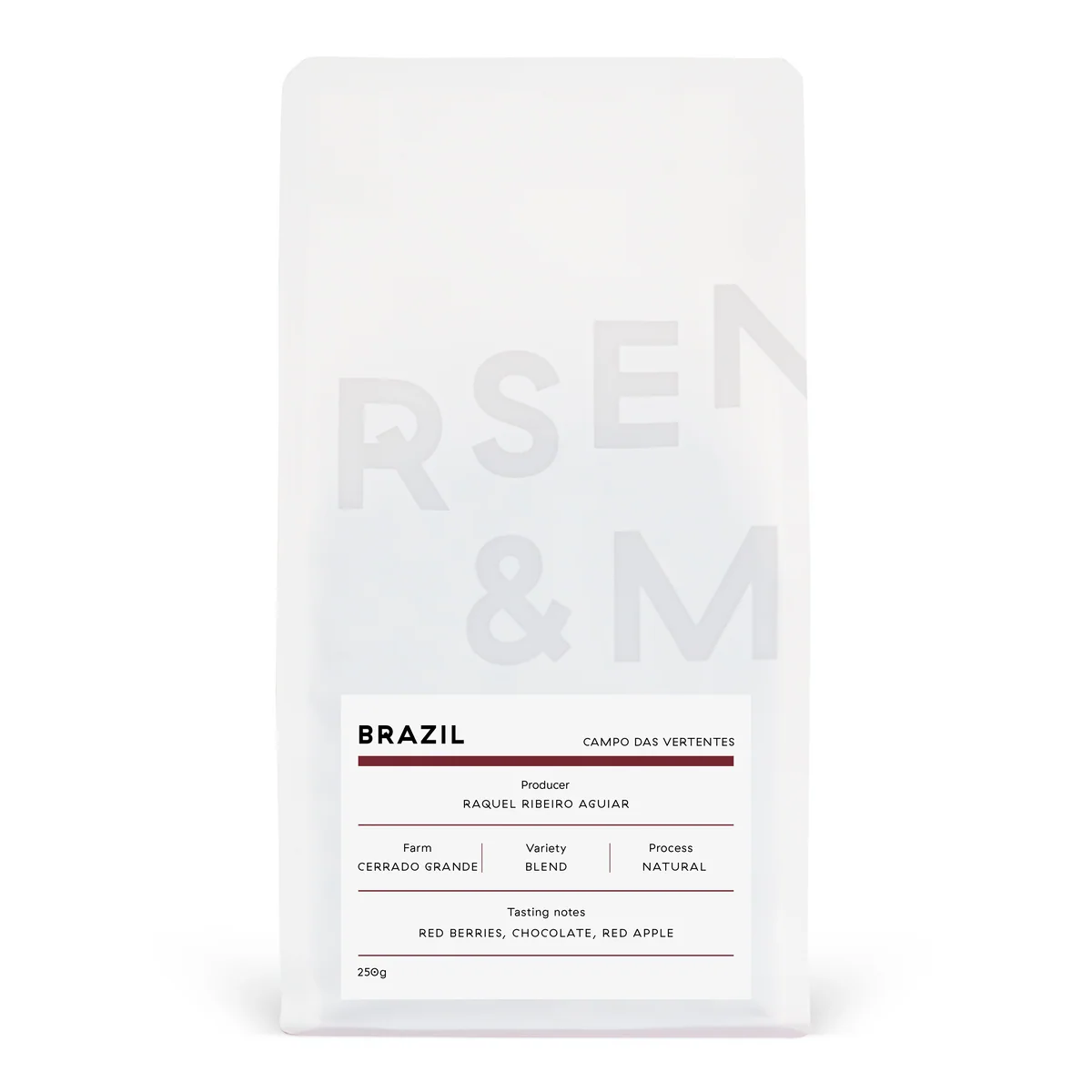 Raquel Ribeiro Aguiar - Fazenda Cerrado Grande - Blend - Natural by Andersen & Maillard
